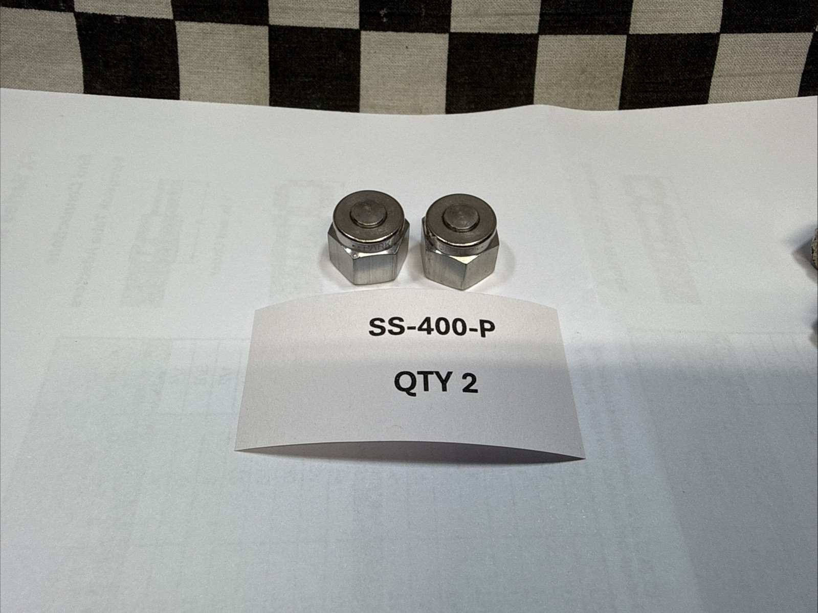 SWAGELOK UNION PORT 1/4″ & 3/8″, SS-401-PC, SS-601-PC, SS-400-P, LOT OF 11 #M71