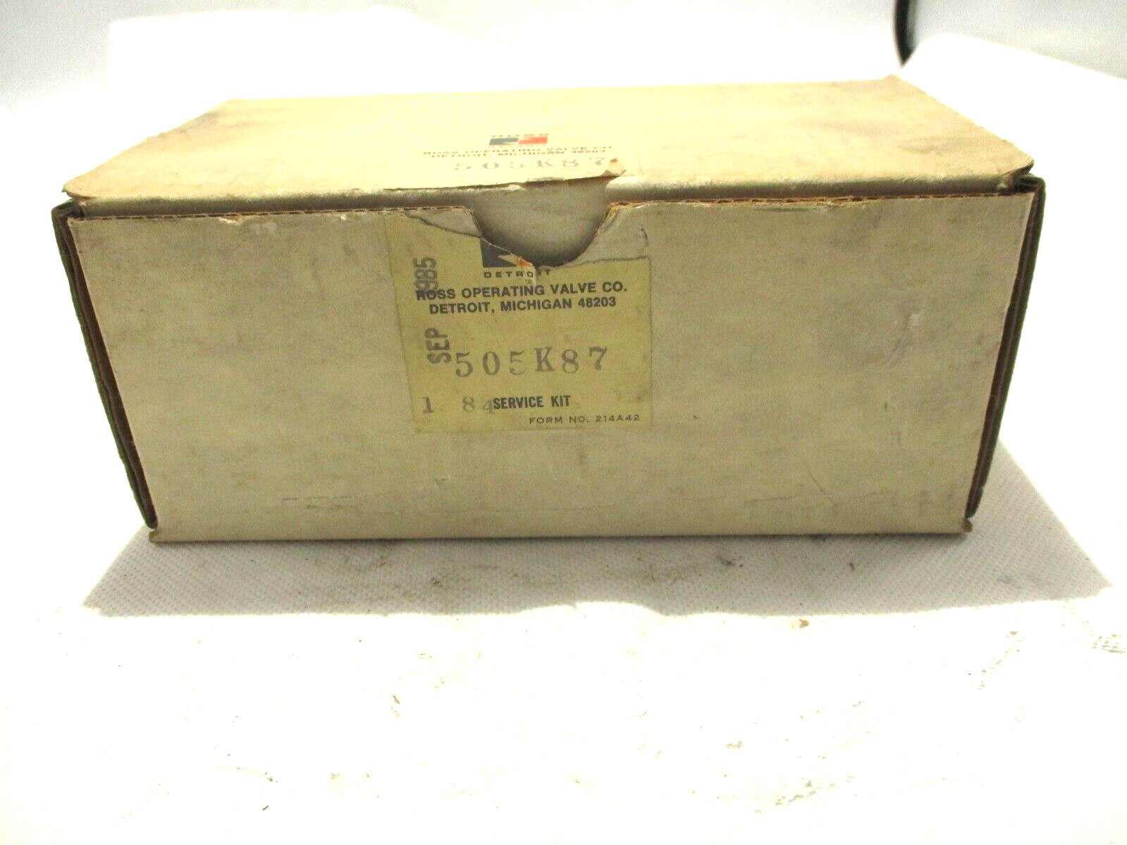 NEW ROSS 505K87 VALVE SERVICE KIT