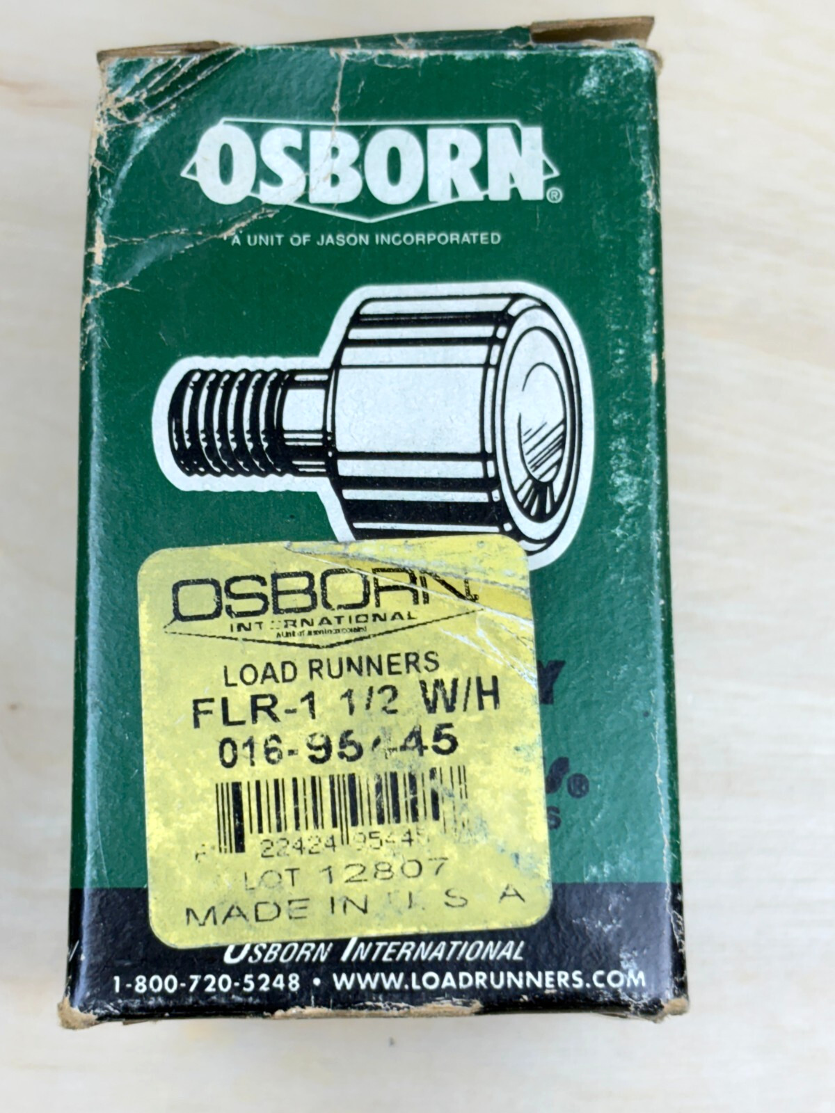 Osborn FLR-1-1/2 Load Runner Idler Roller