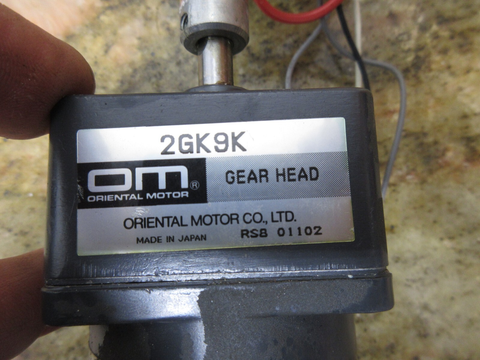 OM ORIENTAL MOTOR TORQUE MOTOR 2TK3GK-A 50/60HZ 3W 4P 100V 2GK9K RS8 01102