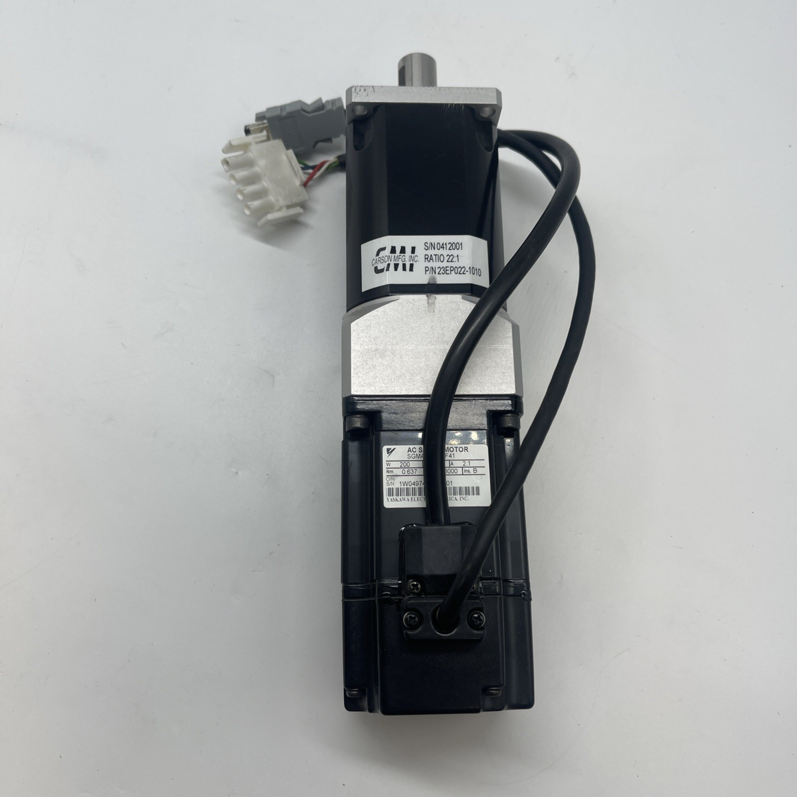 Carson MFG. Inc. P – N23EP022-1010 AC SERVO MOTOR(EB-2032)