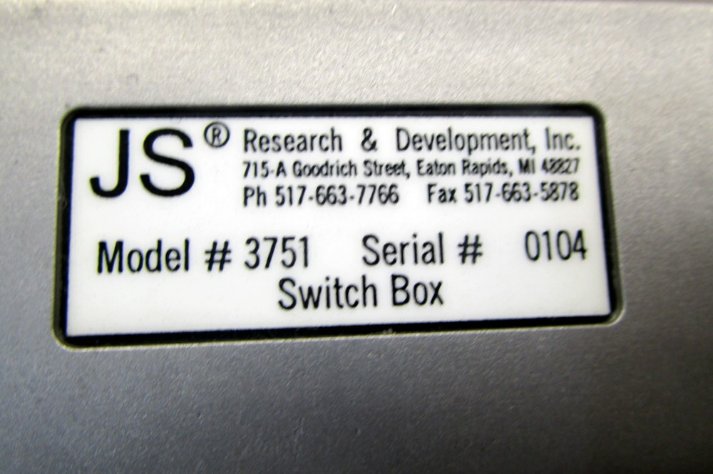JS Research & Development 3710 Transducer Gauge & Switch Box Kit JS 3710