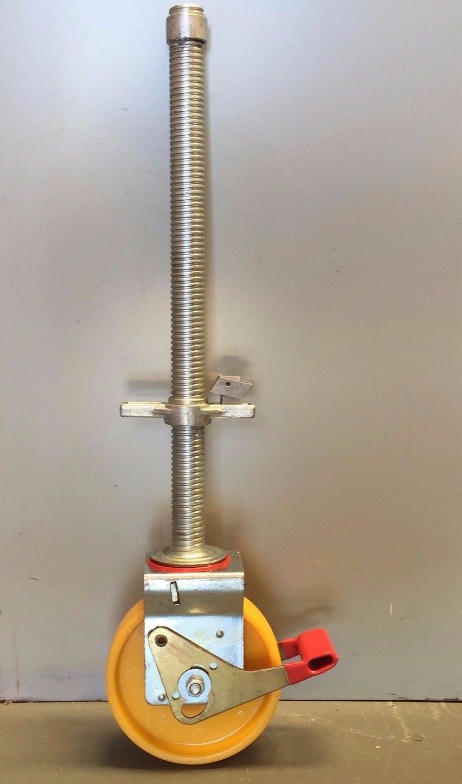 CUSTERS 750kg Mobile Scaffold Adjustable Caster Wheel 200mm x 50mm Fit tube 48mm