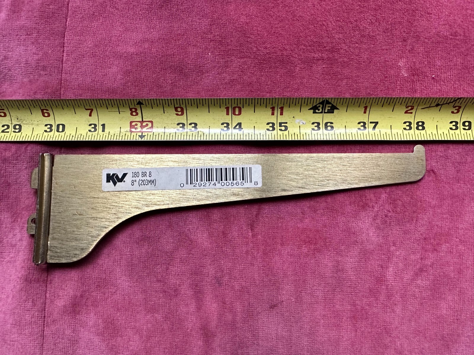 (1253.) Knape & Vogt 180 8 BR 8″ Shelf Bracket