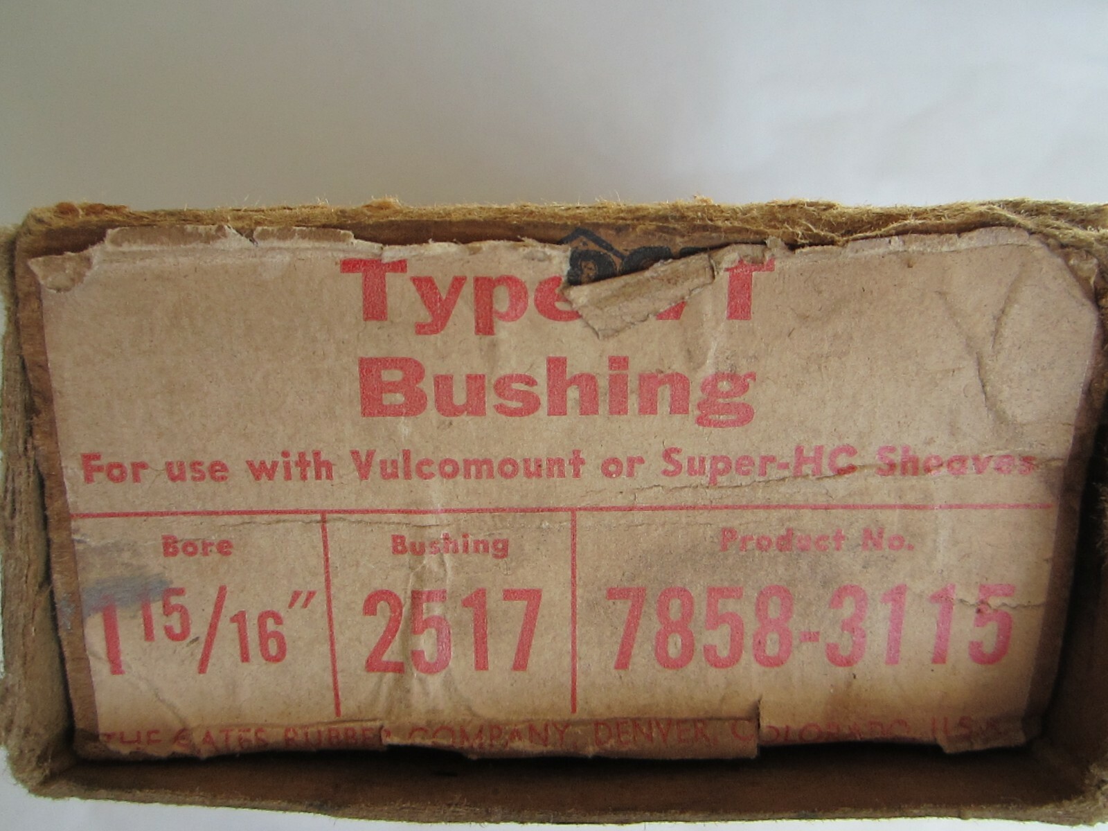 TAPER LOCK 2517 7858-3115 TAPER LOCK BUSHING 1 15/16″