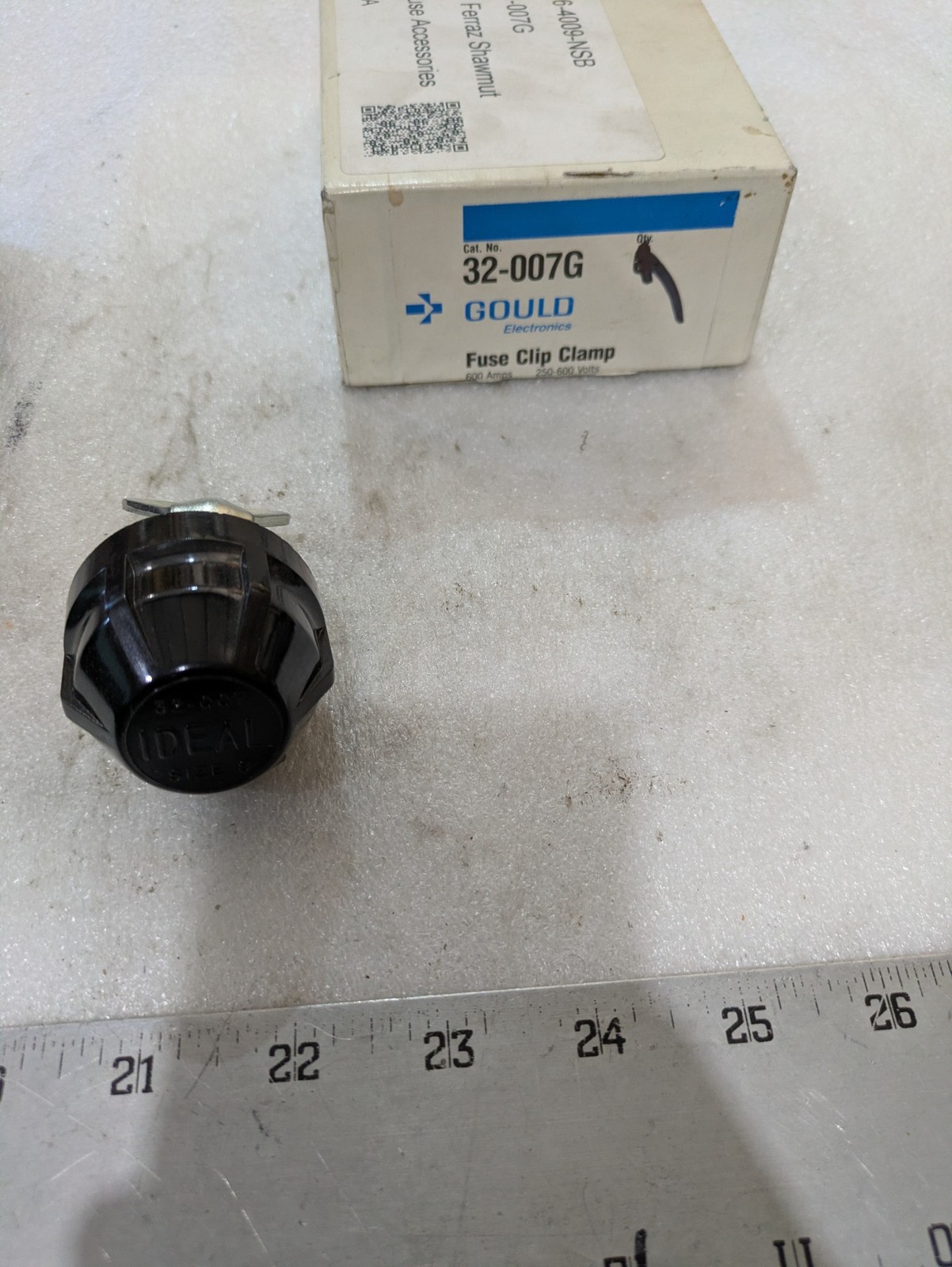 Gould 32-007G Fuse Clip Clamp Size 3 600A 250/600V /ORDER