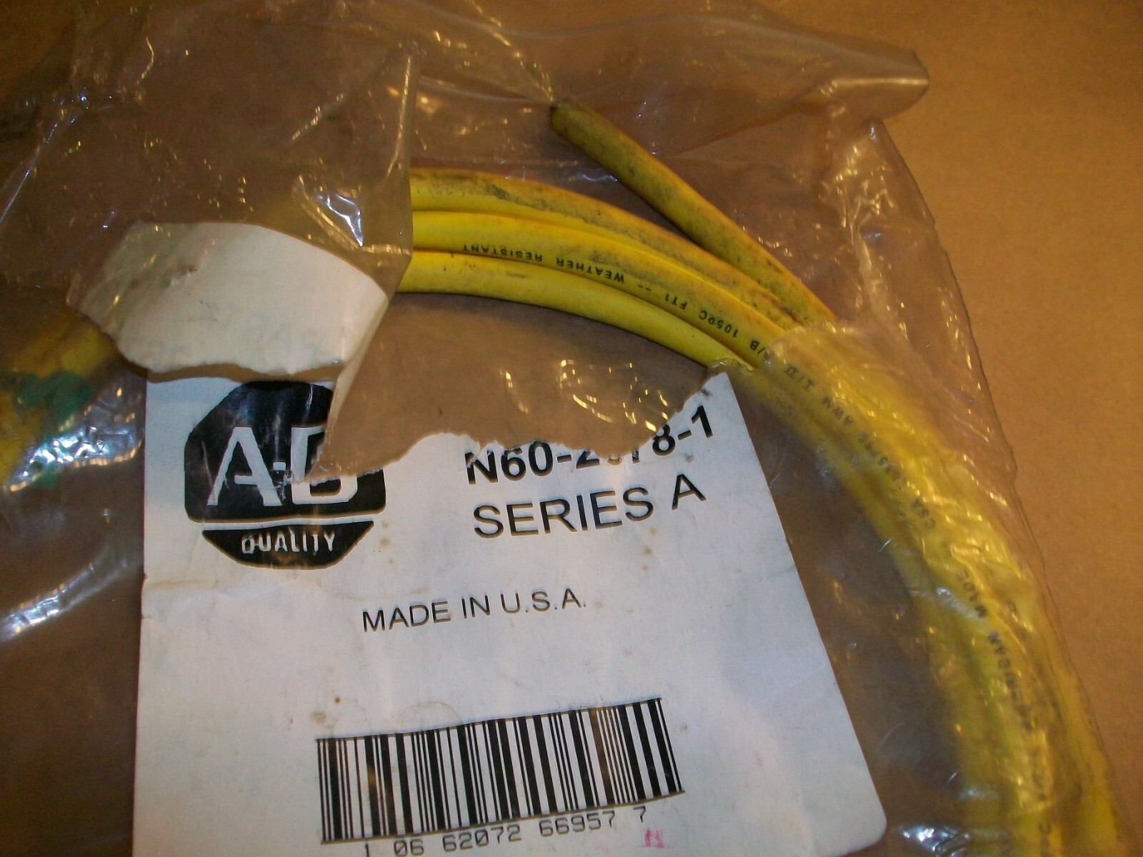 Allen Bradley Molded Cordset N60-2678-1 3 POLE NEW