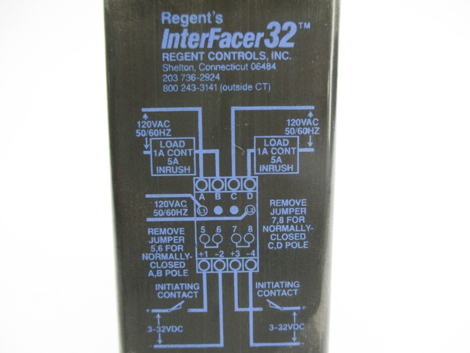 REGENT CONTROLS INTERFACER32 120VAC UNMP