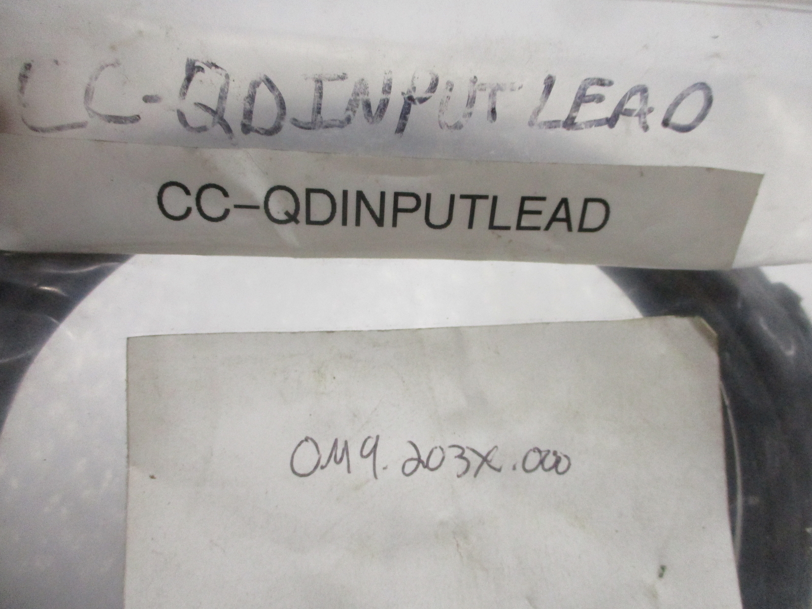 INDUSTRIAL SPARE OM9.203X.00 CC-QDINPUTLEAD CABLE NSNP