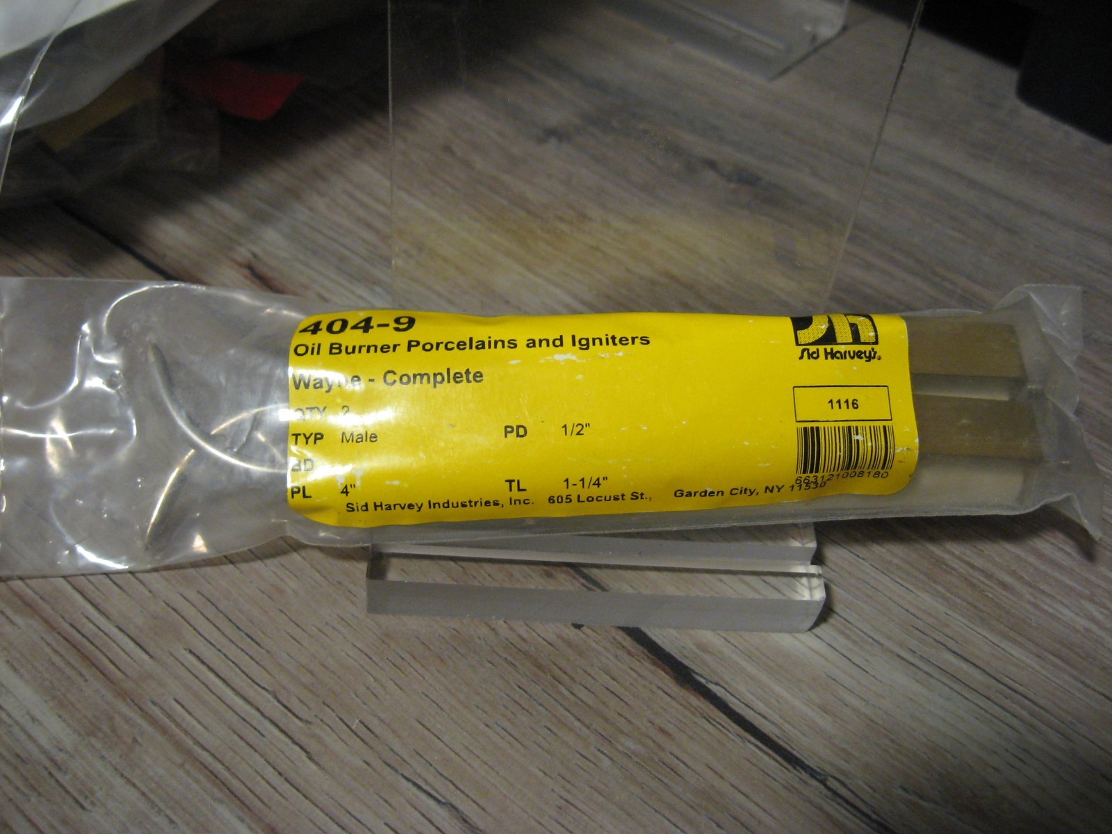 Sid Harvey’s Pair Wayne 404-9 Oil Burner Ignitors 4″ x 1/2″