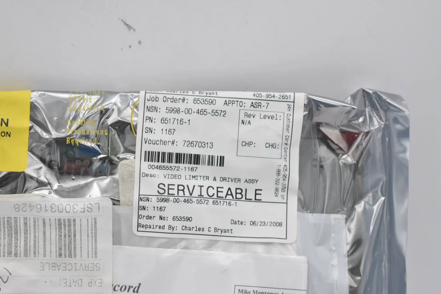 RAYTHEON CO 651716-1 CIRCUIT CARD ASSEMBLY