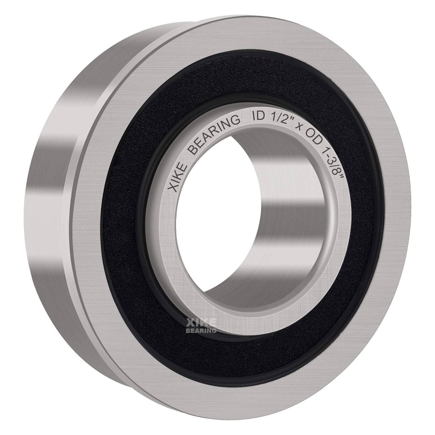 XiKe 10 Pack Flanged Ball Bearing ID 1/2″ x OD 1-3/8″, Suitable for Lawn Mower,
