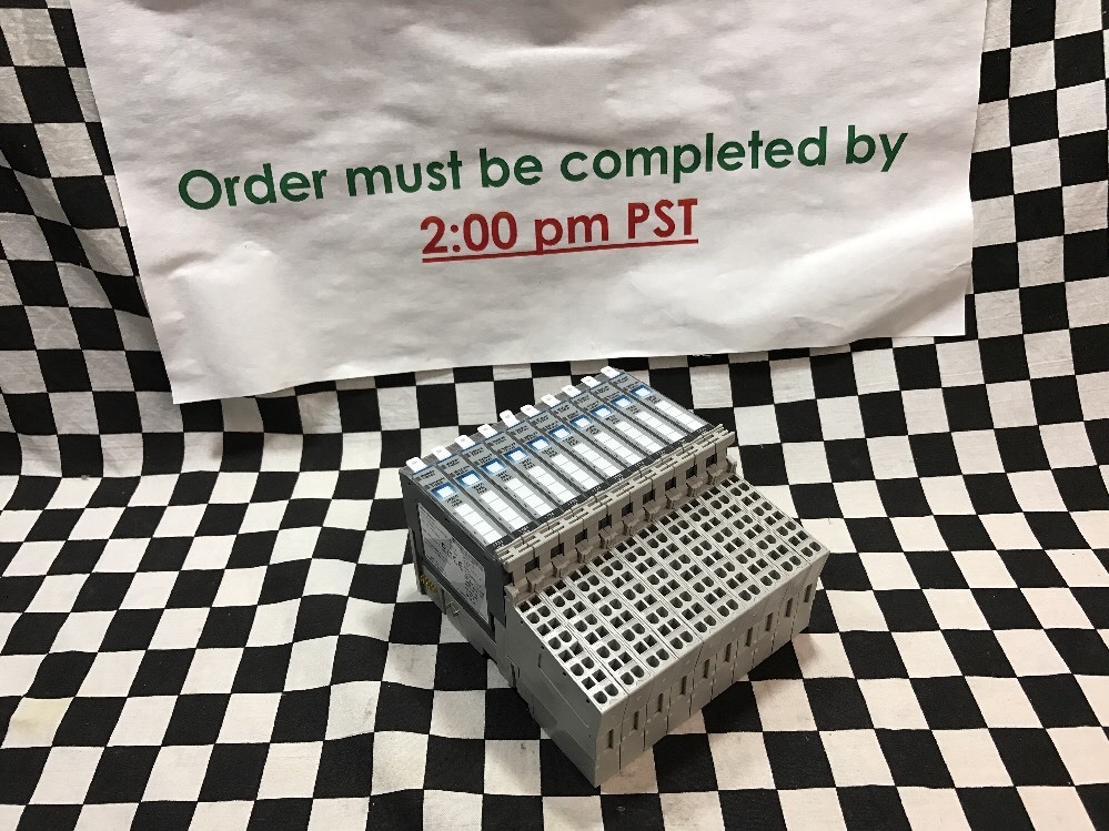 LOT OF 10 Allen Bradley Input Module 24V, 1734-IB4, 1734-RTBS, 1734-MB #1175N