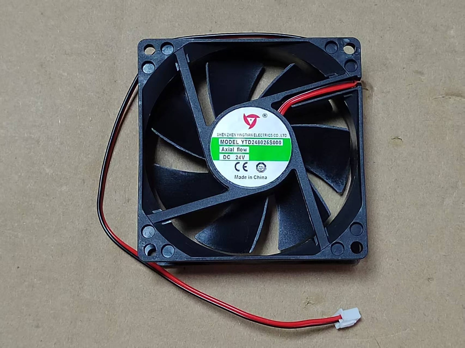 1PC Axial fiow 8025 8CM 24V cooling fan YTD248025S000