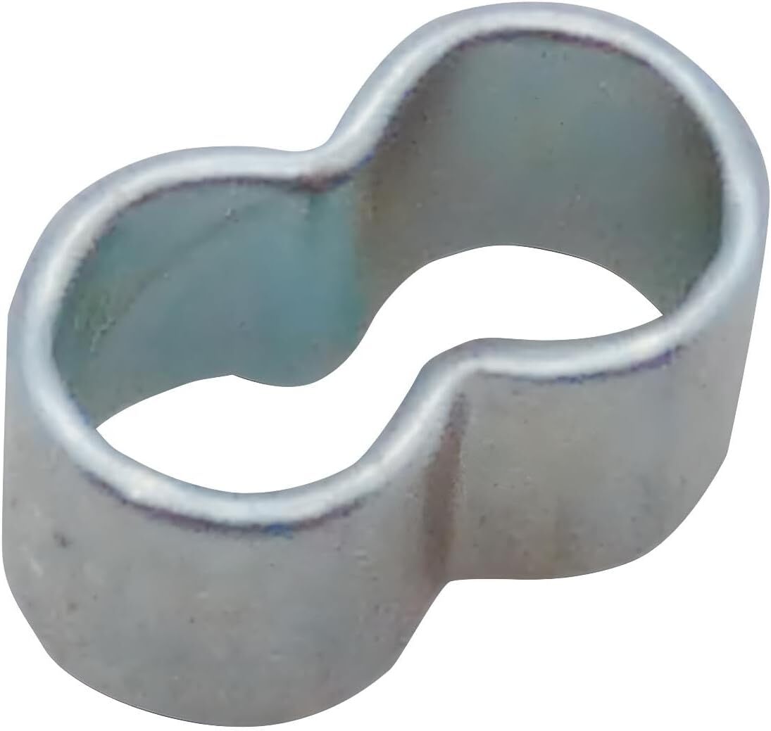 OCS Parts – Oetiker 108 Twin Clamps, Zinc-Plated Steel, 9 mm Size, Pack of 10