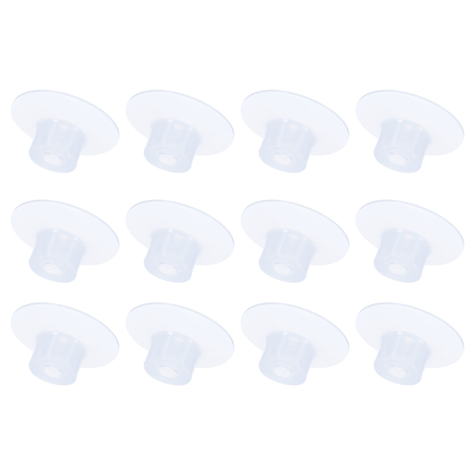 12 PCS 30mm Dia M5 Bellows Suction Cup Joint Silicone Pneumatic Vacuum