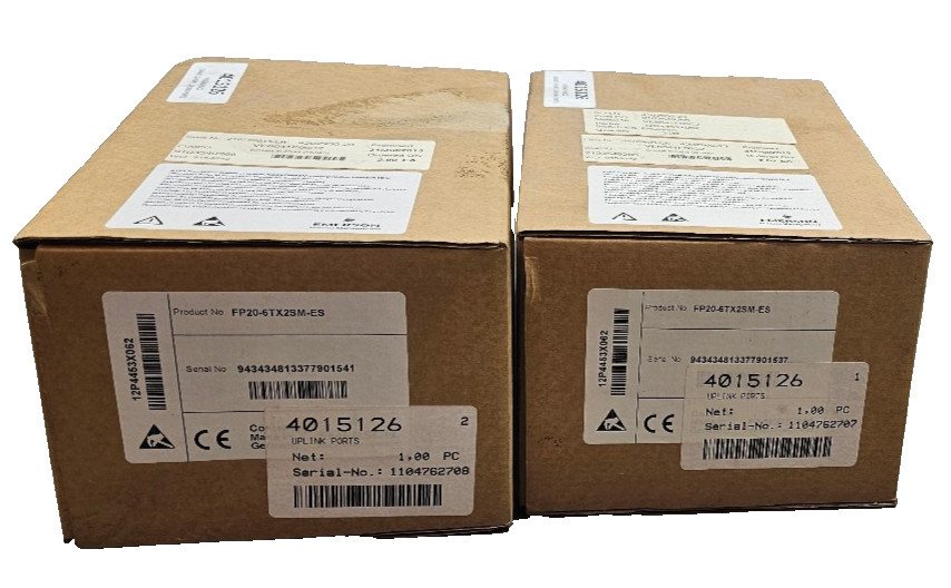 New Emerson DeltaV Network Switch FP20 FP20-6TX2SM-ES KJ1611X1-BF2 12P4553X062