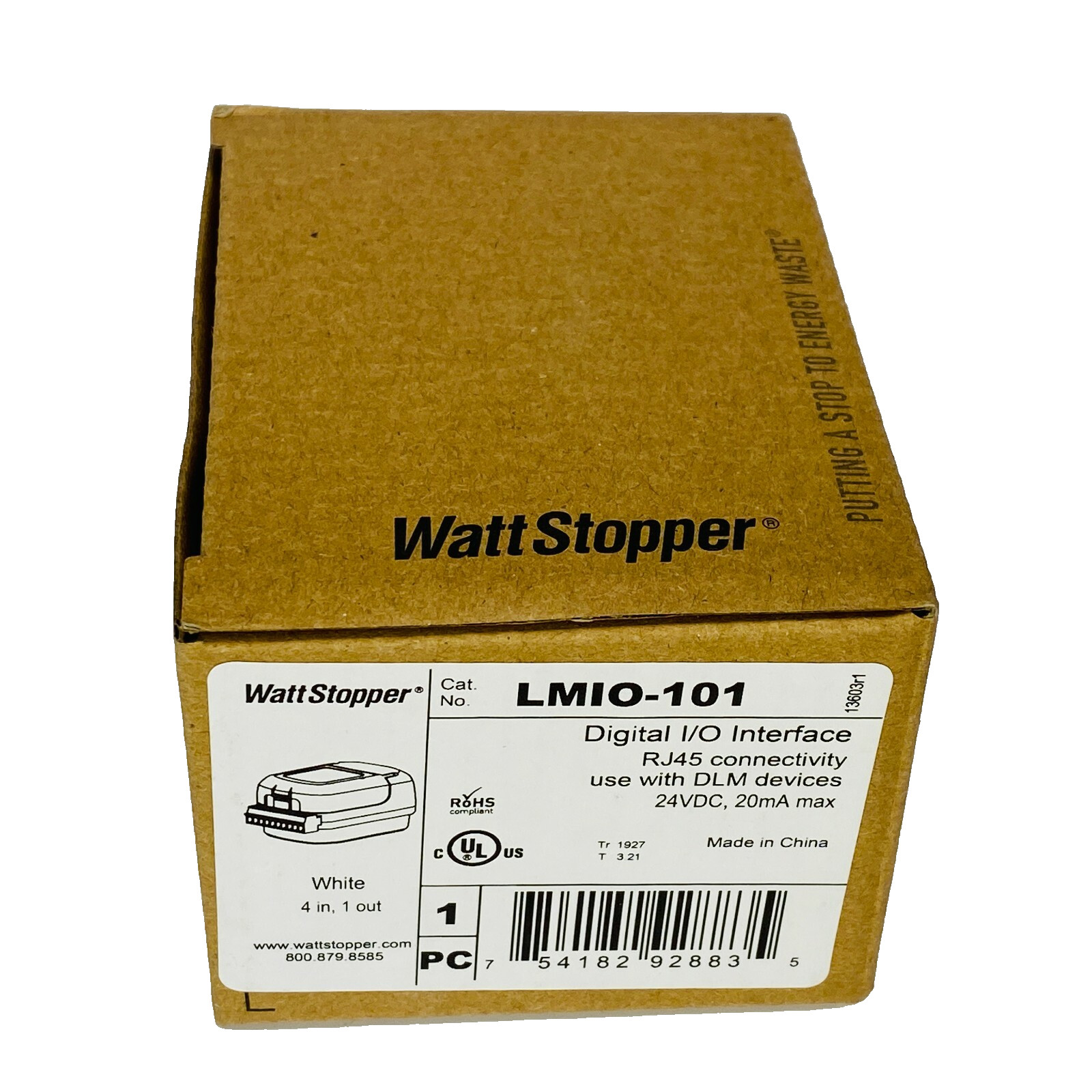 WattStopper Legrand LMIO-101 Digital I/O Interface – NEW Fast Free Ship
