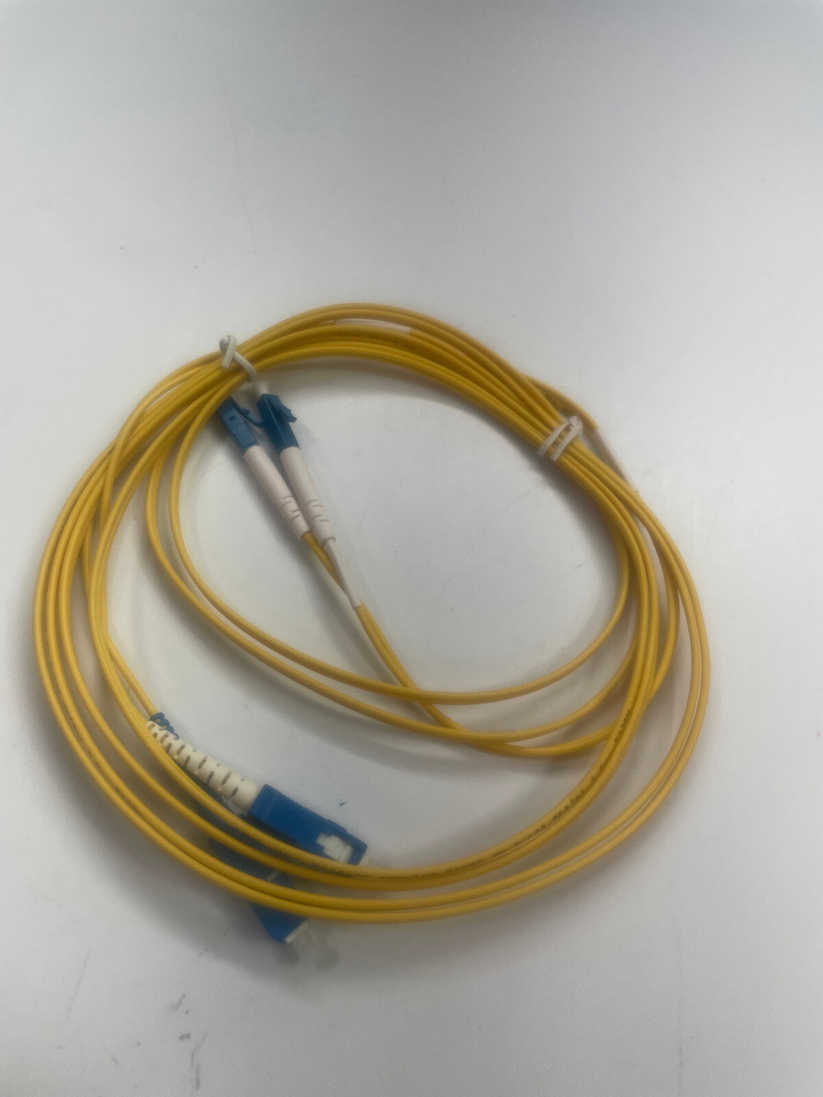 Lynn Electronics LCSCDUPSM-3M 9/125 Yellow Duplex Single-Mode Fiber Optic Patch