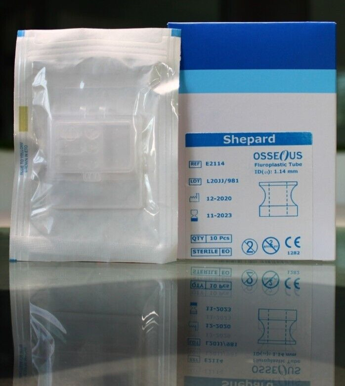 Teflon Grommet Ear Ventilation Tubes WITHOUT WIRE Shepard Type 20 pcs FREE SHIP