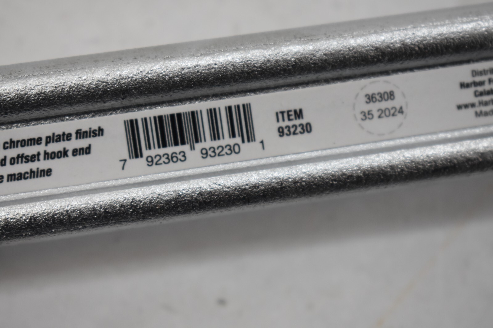 Pittsburgh General Purpose Tire Iron 93230 24″ Forged Steel Chrome Plated Finish