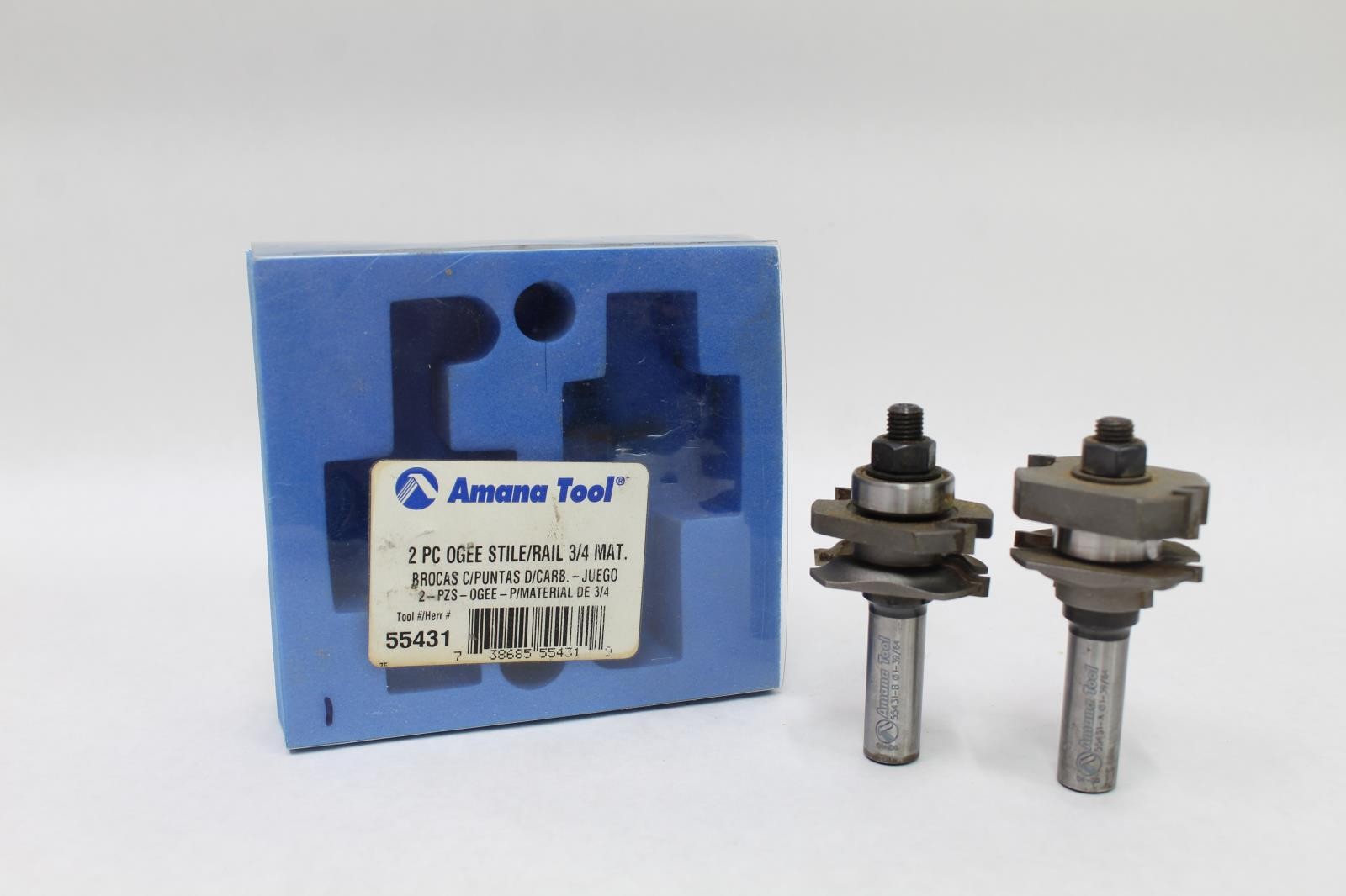 Amana Tool OGEE Stile & Rail Router Bit Set, 1 5/8″ Dia. – 55431