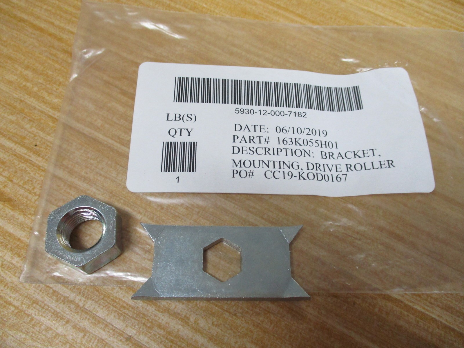 Part 163K055H01 Drive Roller Mounting Bracket (Pack of 2)