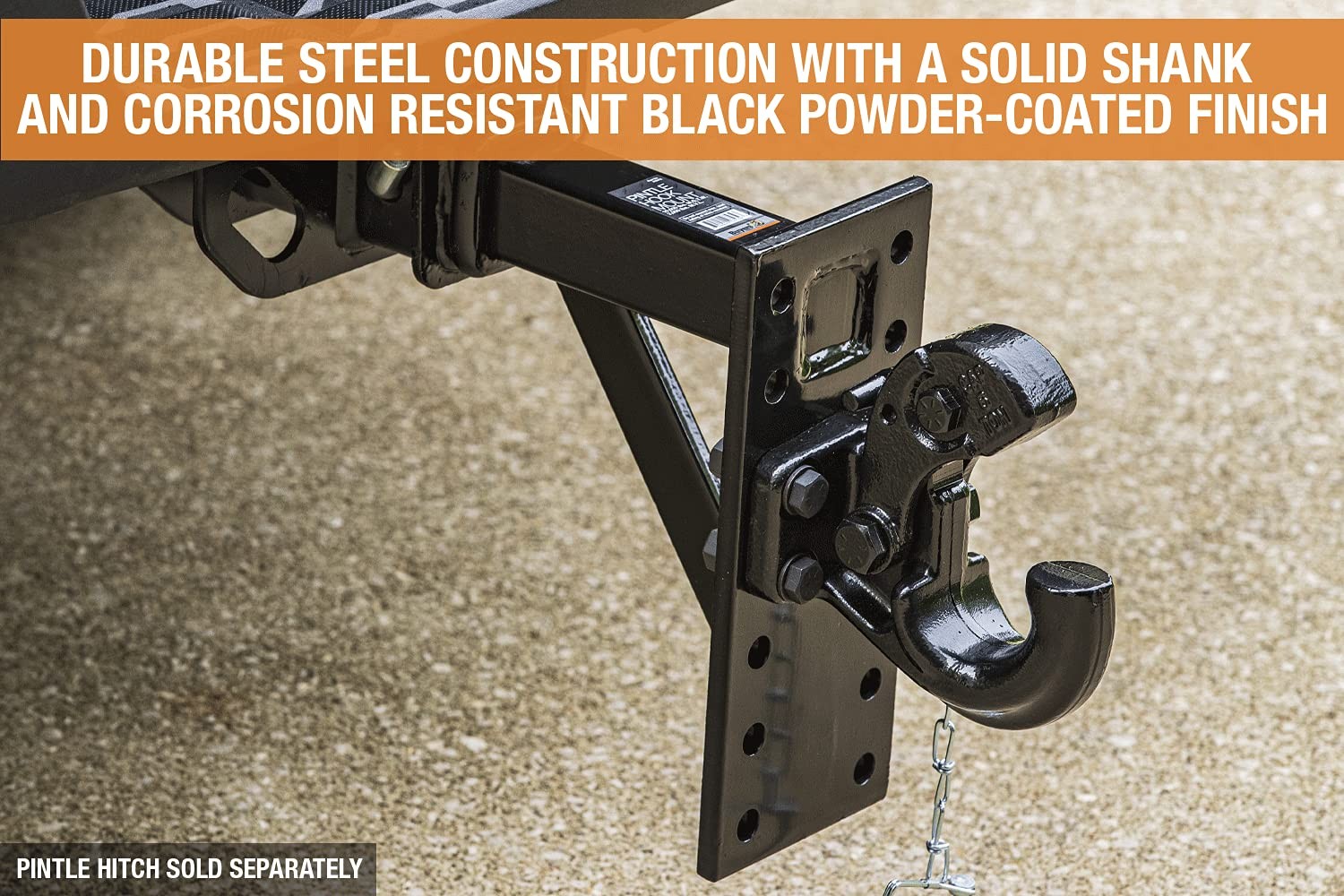 Buyers Products 2 Inch Pintle Hook Mount Adjustable Durable Corrosion Resistant