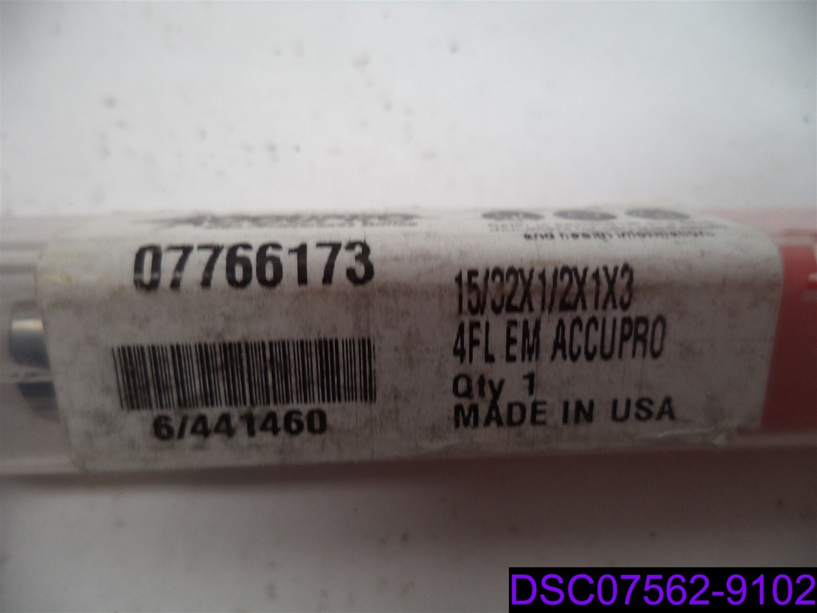 Accupro 15/32″, 1″ LOC, 1/2″ Shank Diam, 3″ OAL, Solid Carbide P/N 07766173
