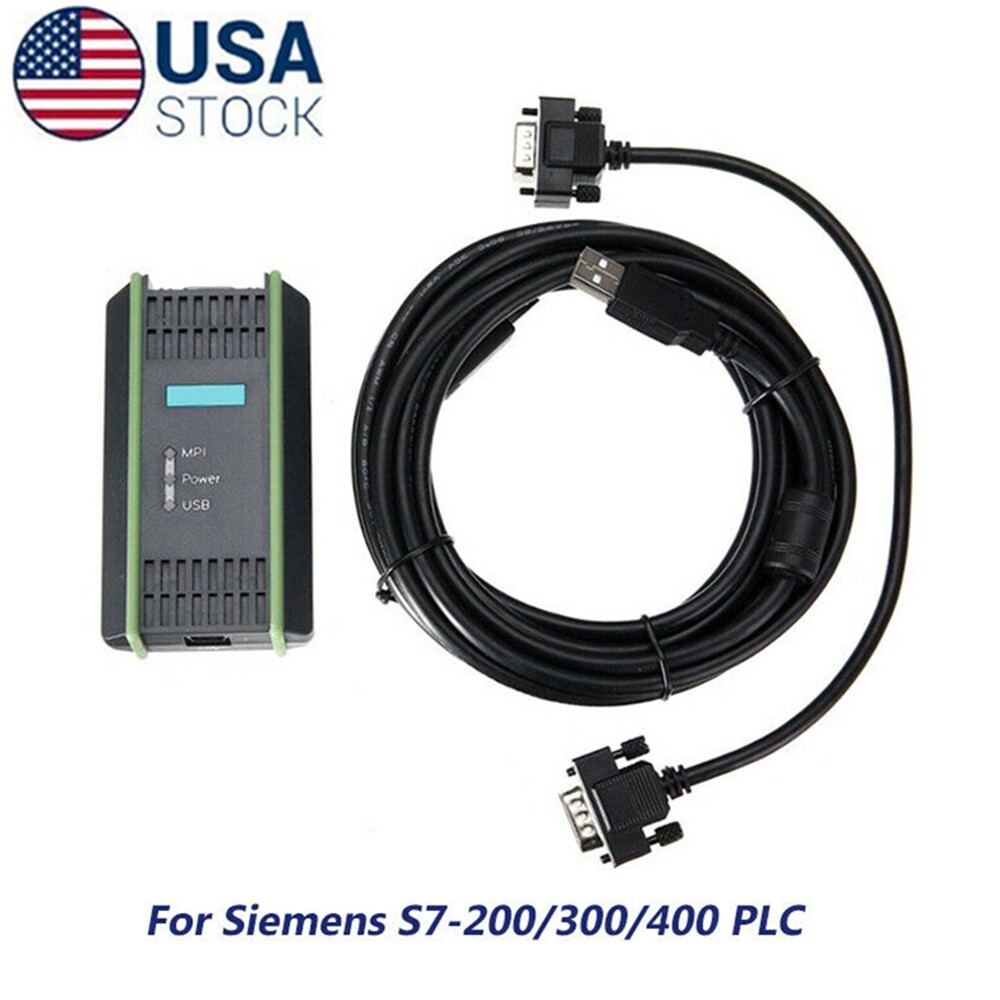 PLC Cable for Siemens S7 200/300/400 6ES7 972-0CB20-0XA0 USB-MPI + PC USB-PPI