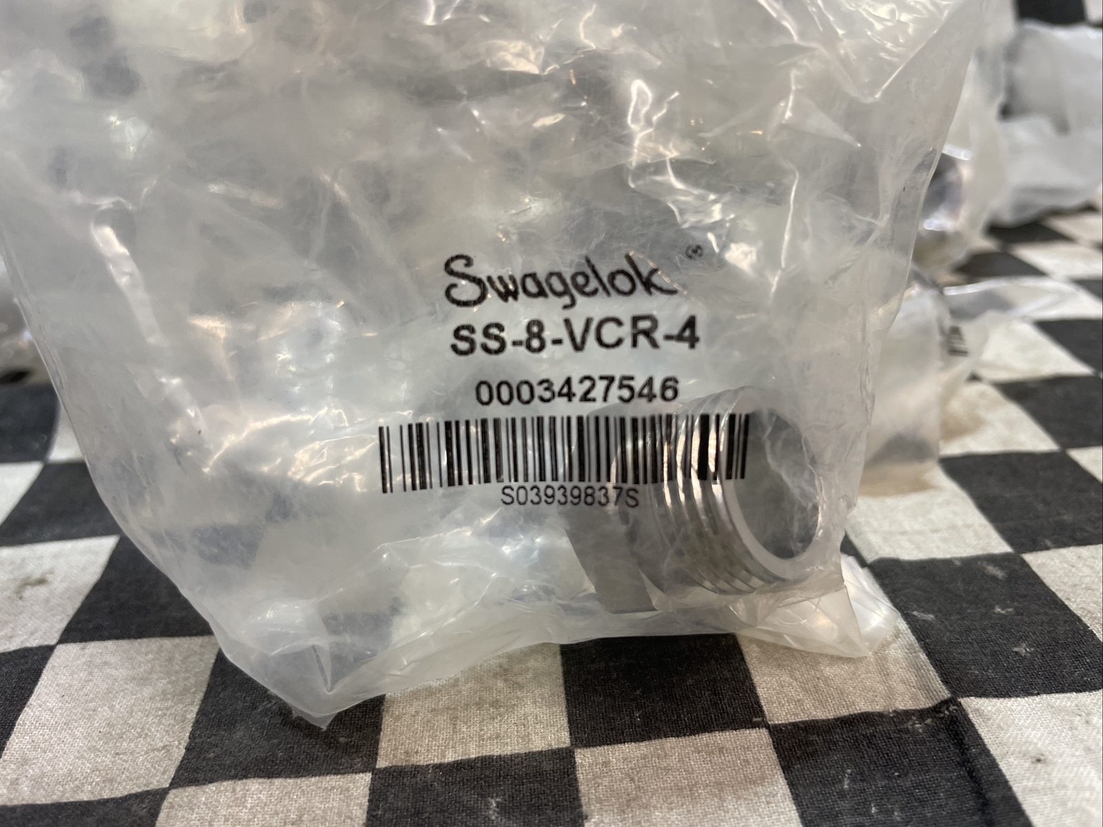 SWAGELOK SS-8-VCR-4, SS8VCR4, Male Nut 1/2″ VCR, LOT OF 49, SHIPSAMEDAY