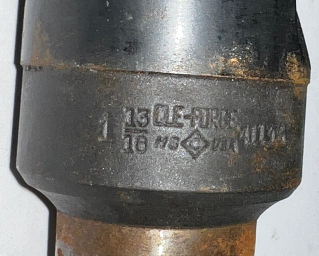 CLEVELAND MORSE TAPER SHANK DRILL BIT MT4 1-13/16″ CUT 10-7/8″ LOC 16-1/2″ OAL