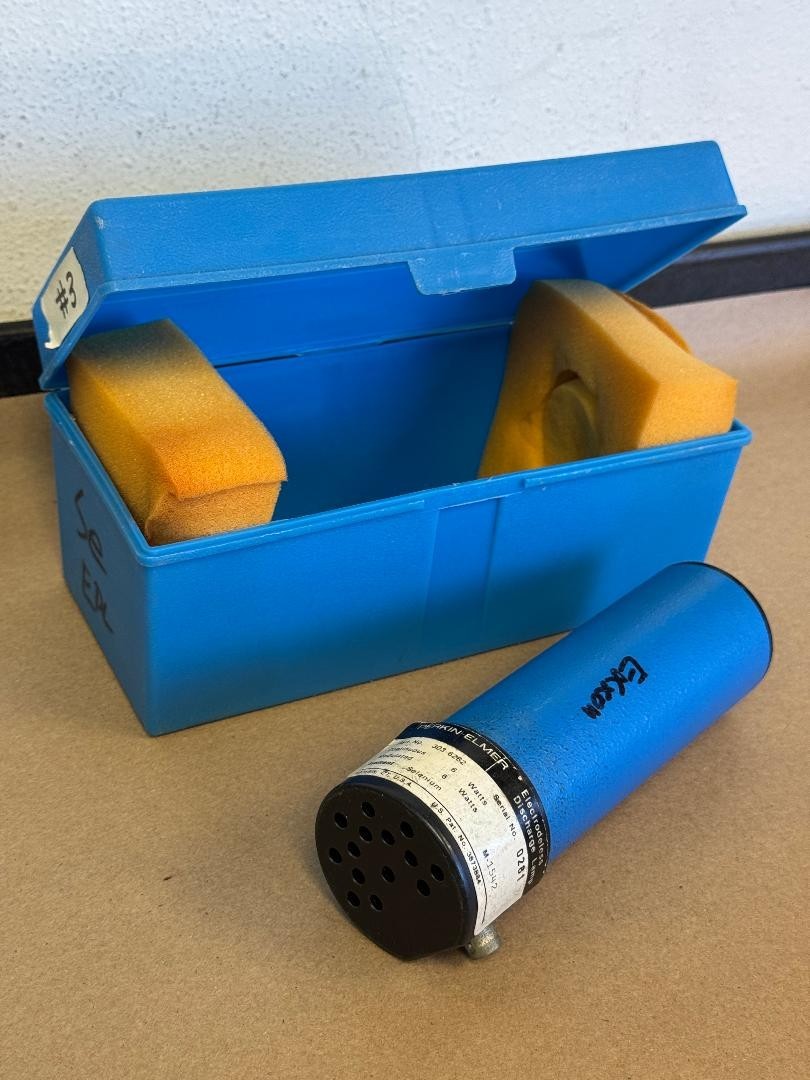 PERKIN ELMER ELECTRODELESS DISCHARGE LAMP P/N 303-6262 ELEMENT SELENIUM M-1542