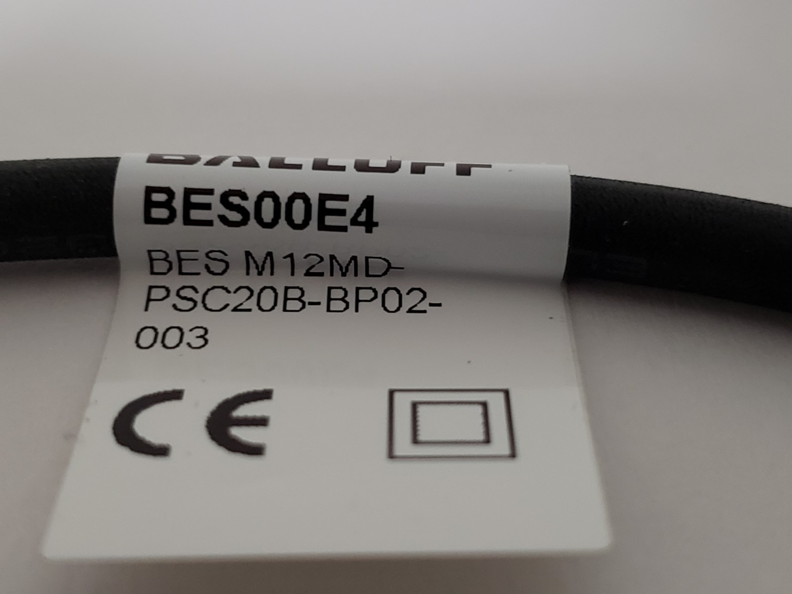BALLUFFF BES M12MD-PSC20B-BP02-003 INDUCTIVE PROXIMITY SWITCH (BES00E4) NIB