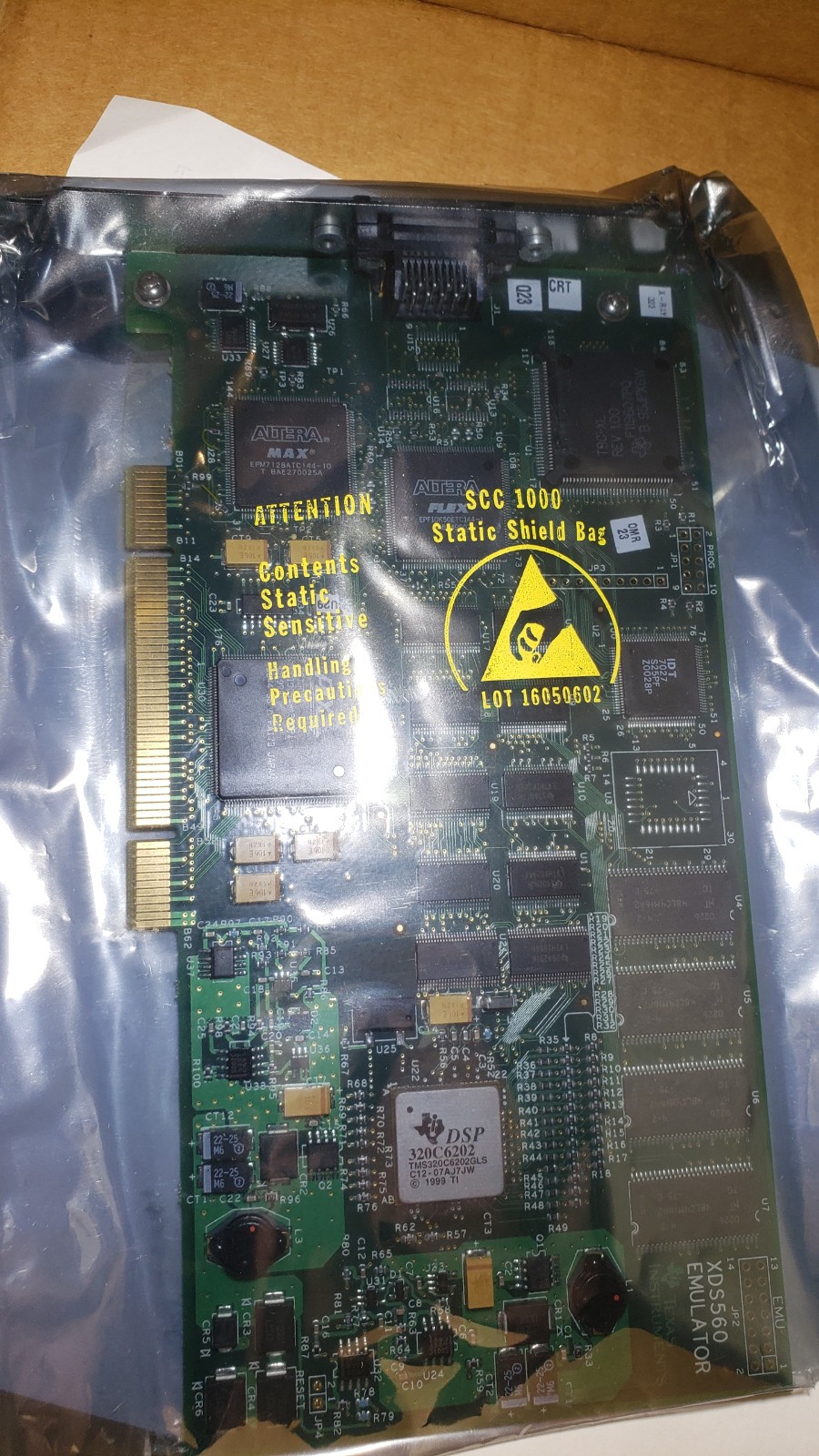 NEW NOS 2003 Texas Instruments DSP XDS560 PCI JTAG Emulator Board SN#0244001003