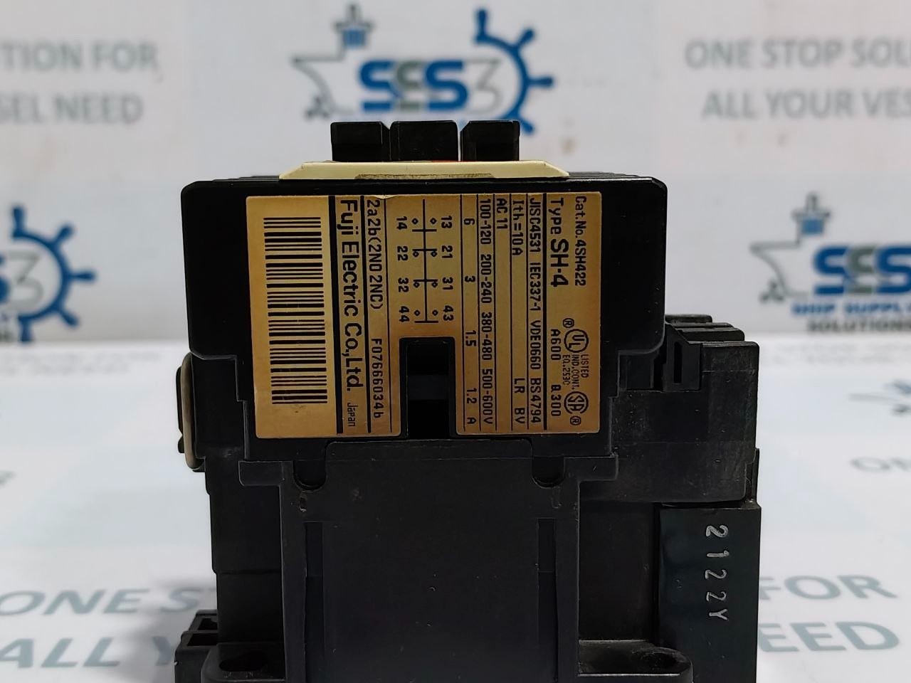 Fuji Electric SH-4 Contactor Coil Voltage 100V 50Hz 100-110V 60Hz