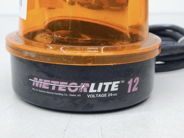 Meteor Lite 12, 24VDC Yellow Strobe Beacon w/ Magnetic Base