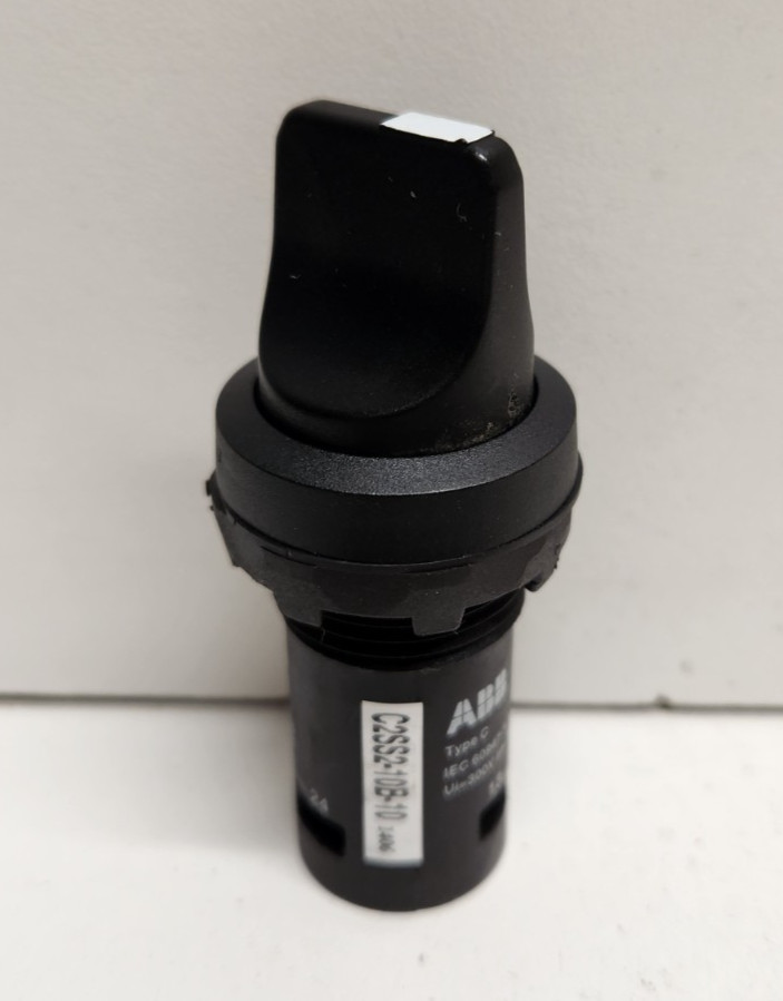 NEW NO BOX! ABB 1NO 2-POS MAINTAINED SELECTOR SWITCH C2SS2-10B-10