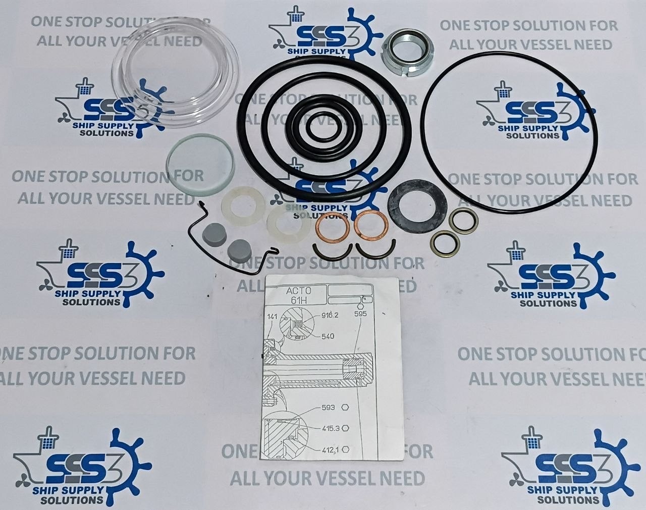 KSB Amri ACTO 61H Sealing Kit / Spare Parts Kit FT-H71-018-B