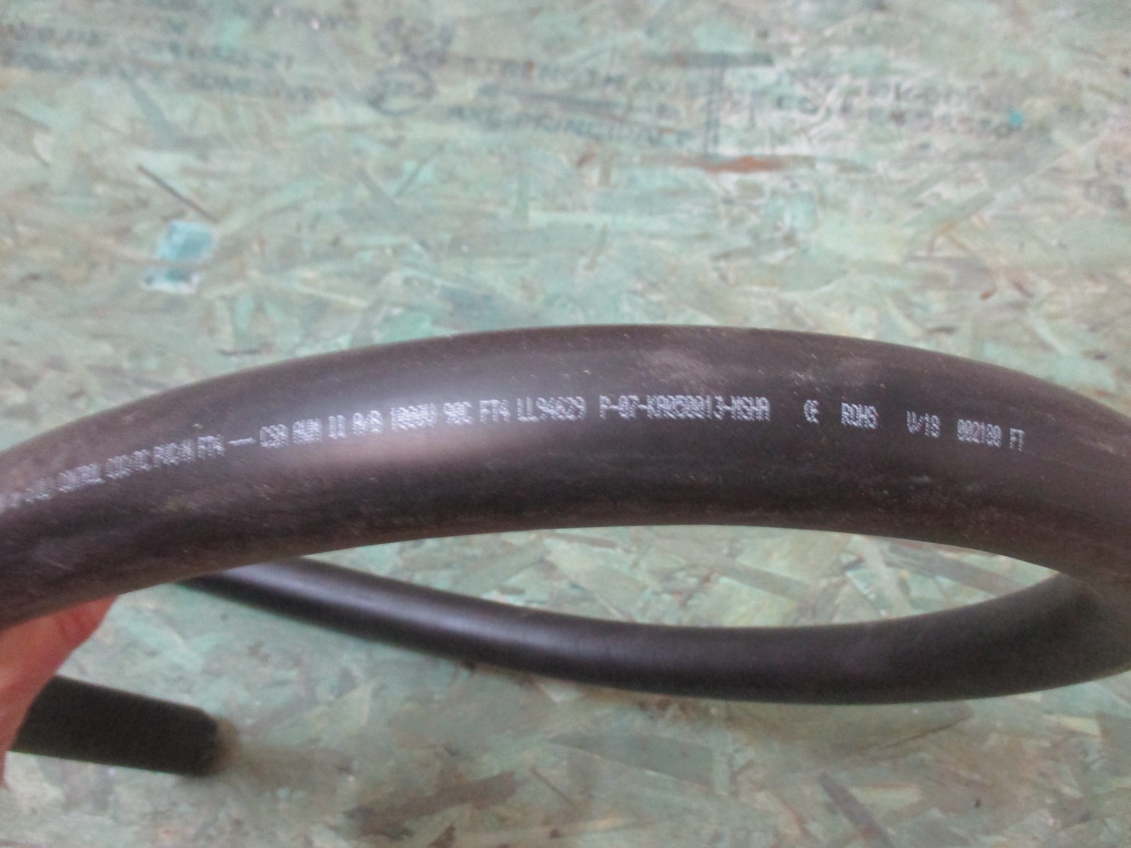 2 AWG/4C WIRE 12′ 9″ FOOT POWER CABLE U760204 LAPP KABEL NEW