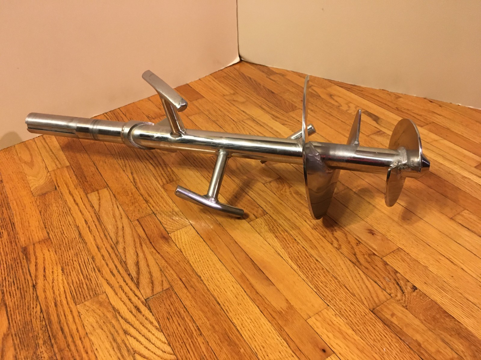 ** 26″ STAINLESS STIRRING ROTOR MIXER AUGER IMPELLER BLADE 8″ DIA 1 1/2″ SHAFT