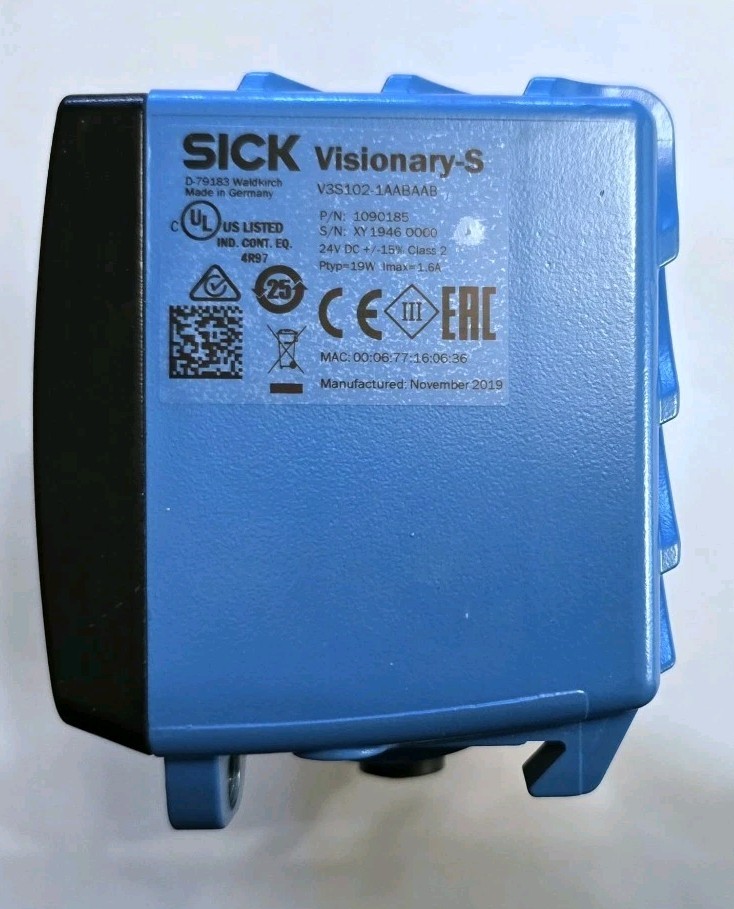 SICK Visionary-S V3S102-1AABAAB PN: 1090185 3D machine vision
