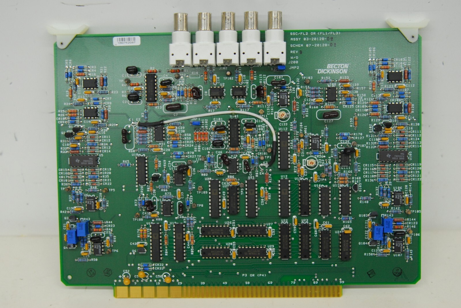 Becton Dickinson SSC/FL2 FL1/FL3 03-20128-02 REV: B Board (FACSCalibur)