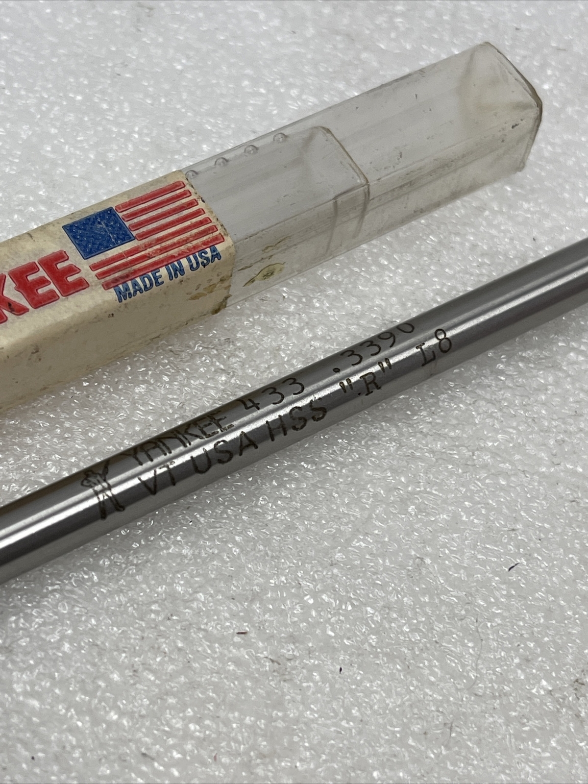 .3390 (letter R) Yankee Chucking Reamer, Straight Flute, 433, HSS, USA, New