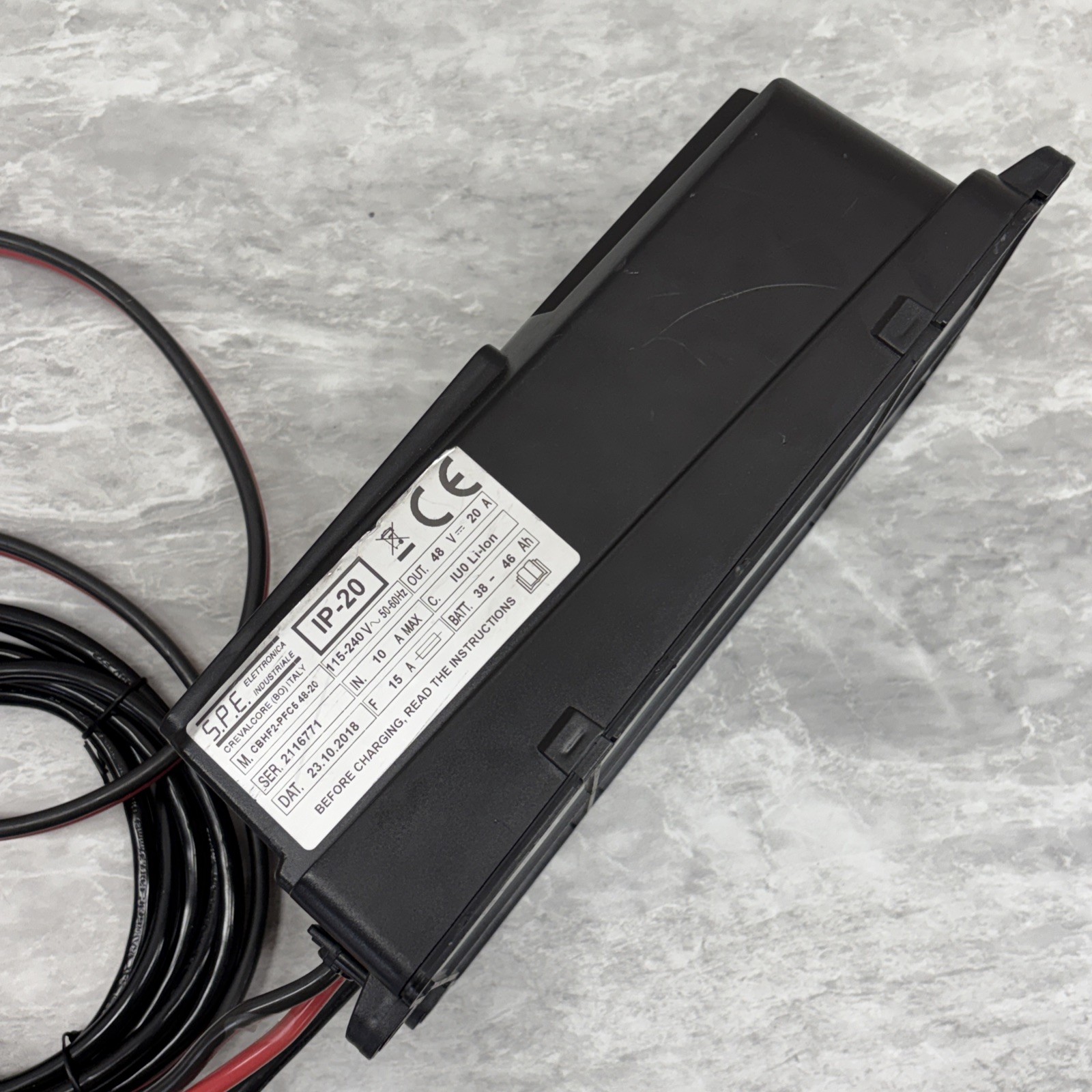 S.P.E. CBHF2-PFC5 48-20 Electronica Industriale Battery Charger 48V 20amp