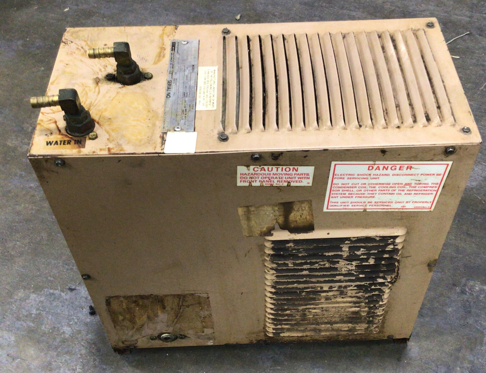EBCO DRINKING WATER COOLER REFRIGERANT UNIT DP5P-1 CNC FADAL HT MILL #58C69PR4