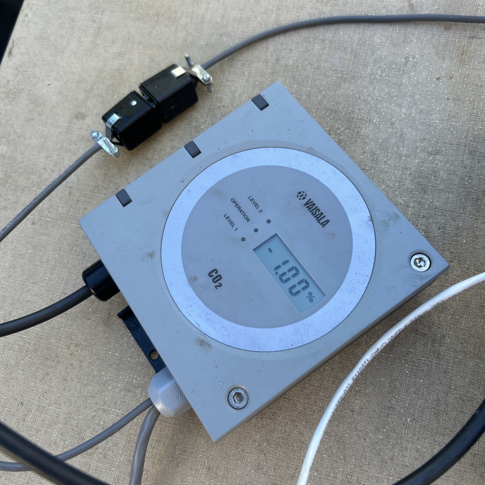 Two Vaisala Carbon Dioxide Transmitter – GMT221 w/ Amega External Power Supply