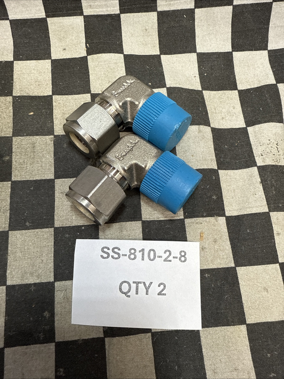 SWAGELOK SS-810-2-4, SS-810-2-6, SS-810-2-8, Male Elbow, LOT OF 5, SHIPSAMEDAY