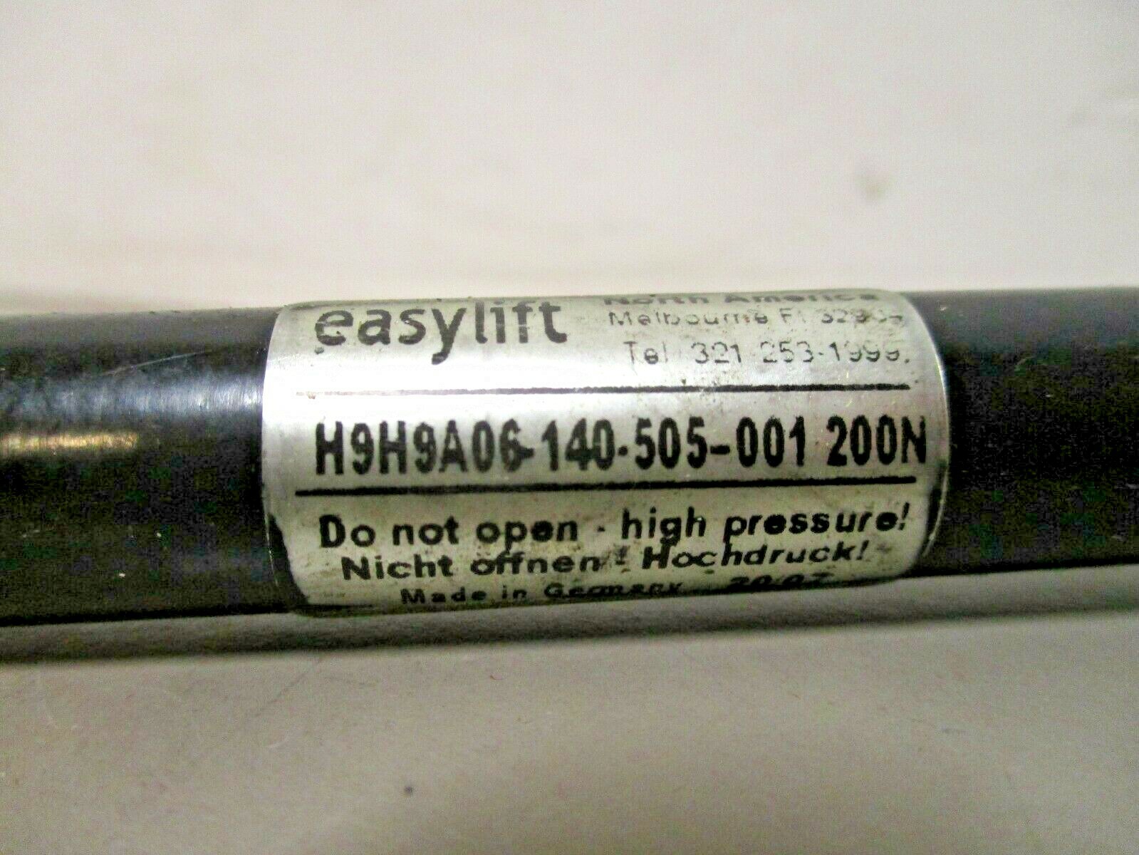 Easylift H9H9A06-140-505-001 200N Lift Support Strut 20″ Length 6″ Stroke