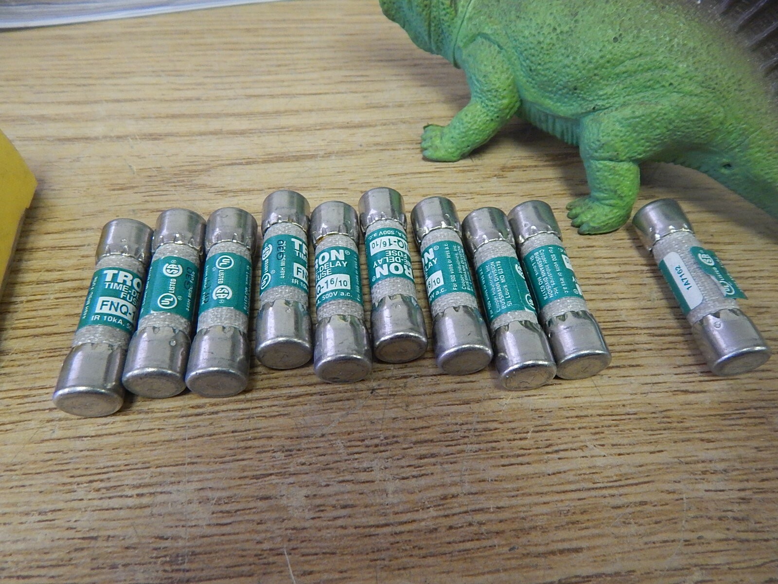 NEW Buss FNQ-1-6/10 Time Delay Fuses, Lot of 10 *FREE SHIPPING*